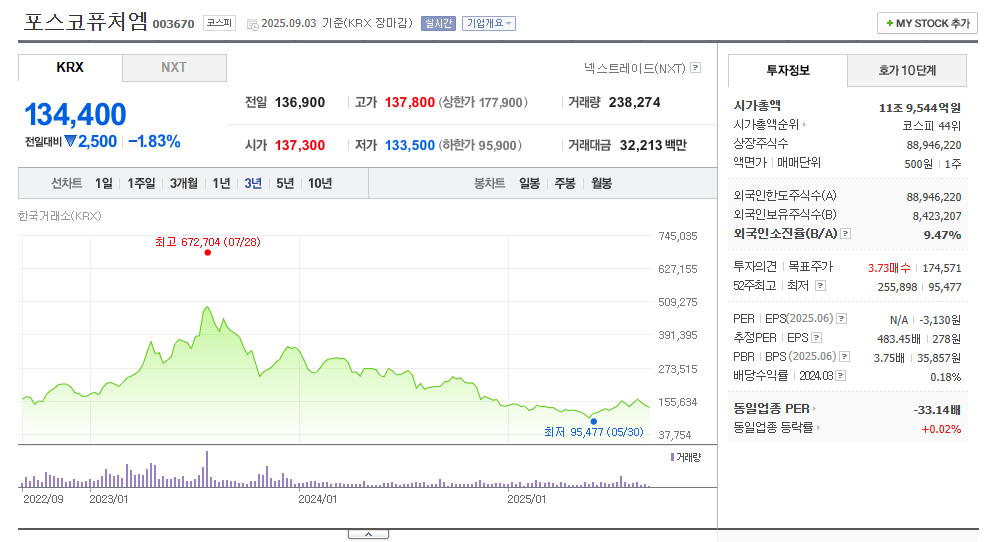 POSCO Future M cathode and anode battery materials business