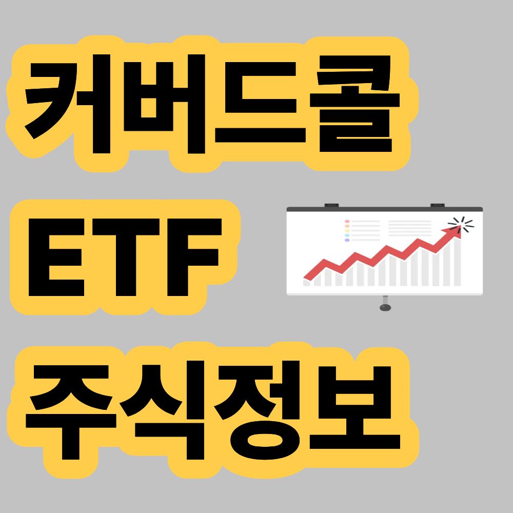 커버드콜 ETF 주식정보