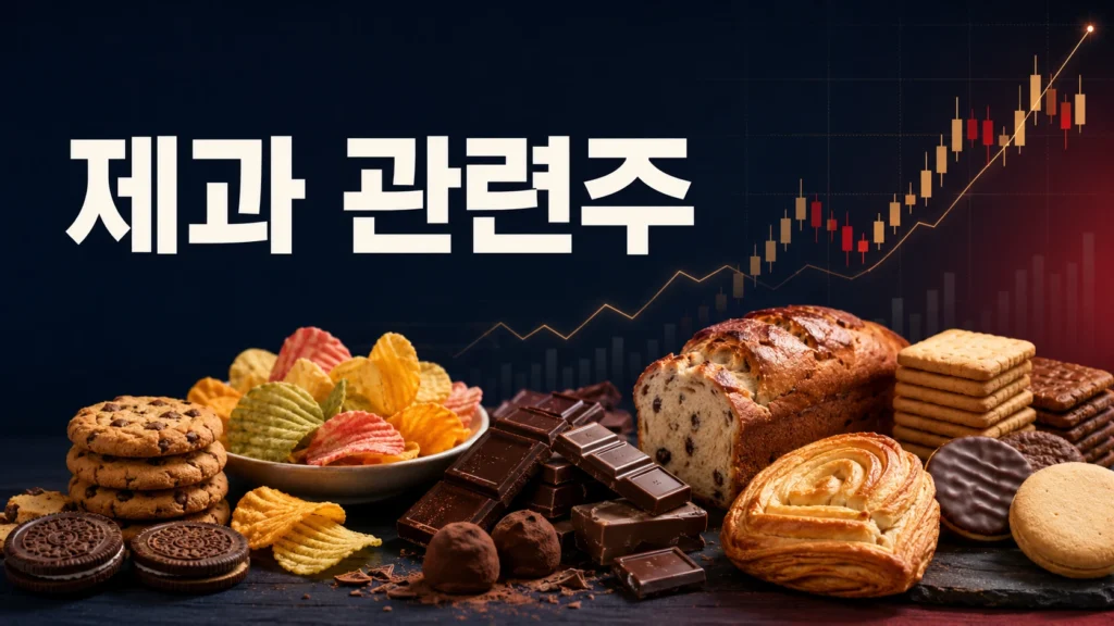 제과 관련주 오리온·롯데웰푸드·크라운제과 및 제빵주 비교
