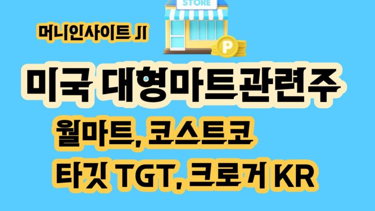 미국 대형마트 관련주 산업지도 오프라인 유통기업